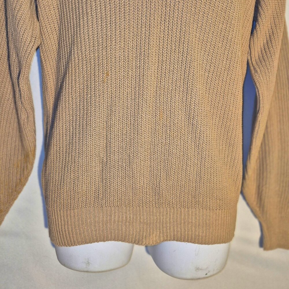 MICHAEL RICHARDS Gold Knit sweater, Large - Picture 12 of 13